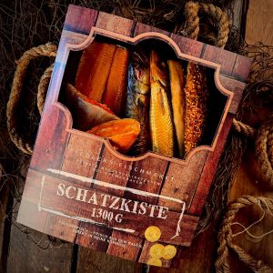 Schatzkiste - 1300g gemischter Räucherfisch