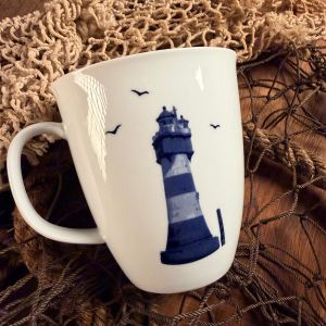 Becher "Bremerhavener Pott", Leuchtturm