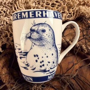 Becher  Bremerhaven  "Seehund Moin Moin"