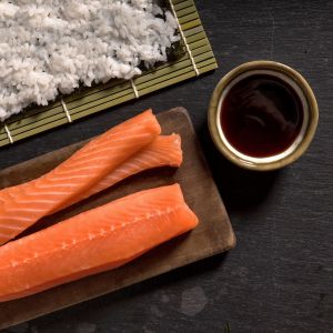 Froya Lachs Mid Loin, frisch, in bester Sushi Qualität, 300g