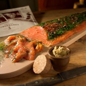 Nordischer Graved-Lachs in Scheiben, gebeizt, 1000g