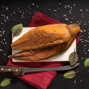 Makrelenfilet, Natur, heissgeräuchert, 350g