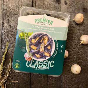 Miesmuscheln Thymian & Rosmarin Premier, 500g (vorgegart)