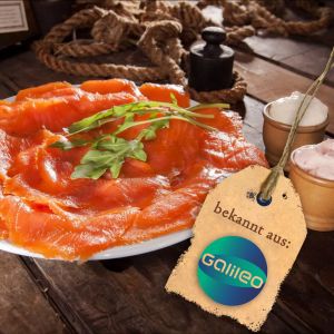 Präsent Räucherlachs 1000g mit 2 Saucen