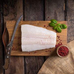 Heilbuttfilet, schwarz, frisch, ohne Haut, 500g