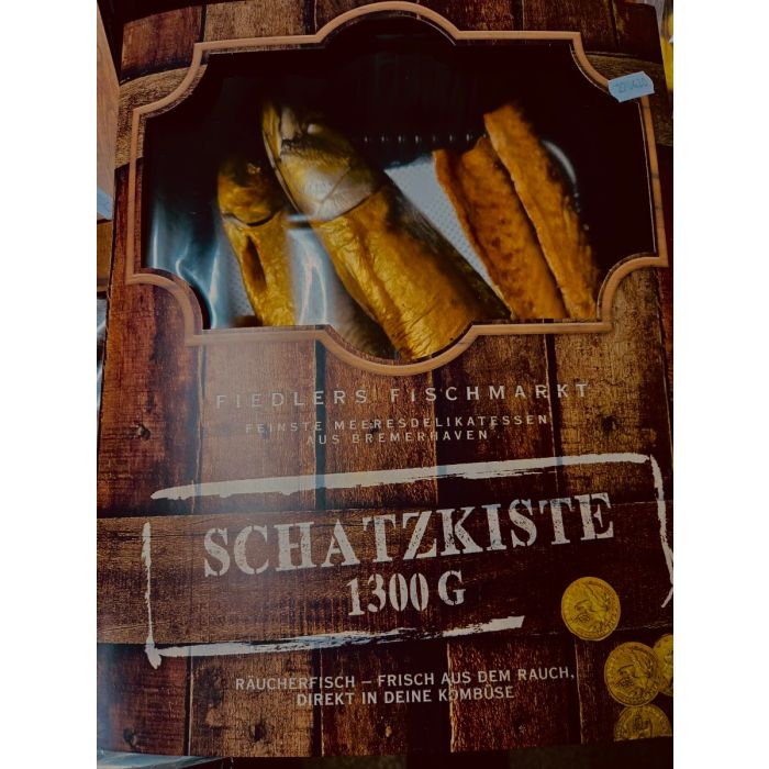 Schatzkiste - 1300g gemischter Räucherfisch