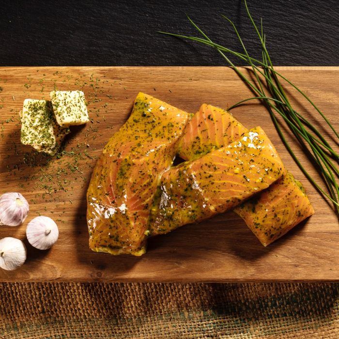 Lachsfilet Kräuterbutter, 500g