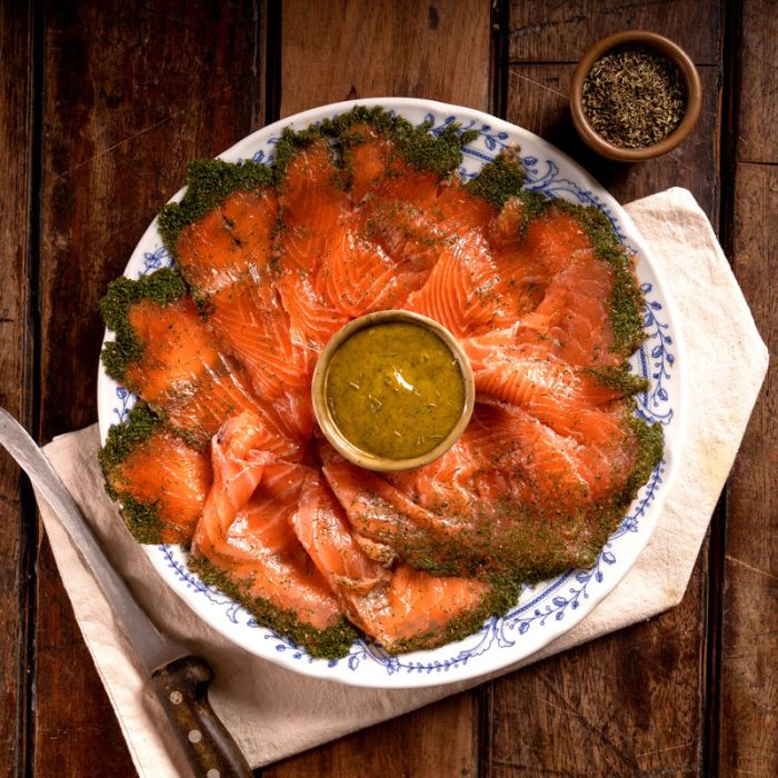 Präsent »Nr. 4 "500g Nordischer Graved-Lachs«