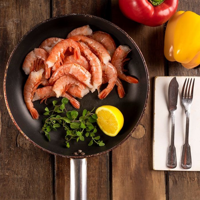 Argentinische Rotgarnele, Wildgarnele, ohne Kopf, 800g