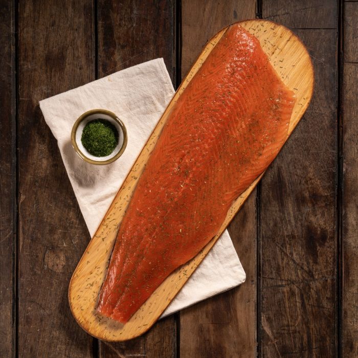 Irischer Whiskey - Lachs ungeschnitten, 1000g