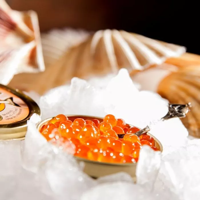 AKI Keta Lachs Kaviar, 50g - Delikatesse  | Fiedlers Fischmarkt